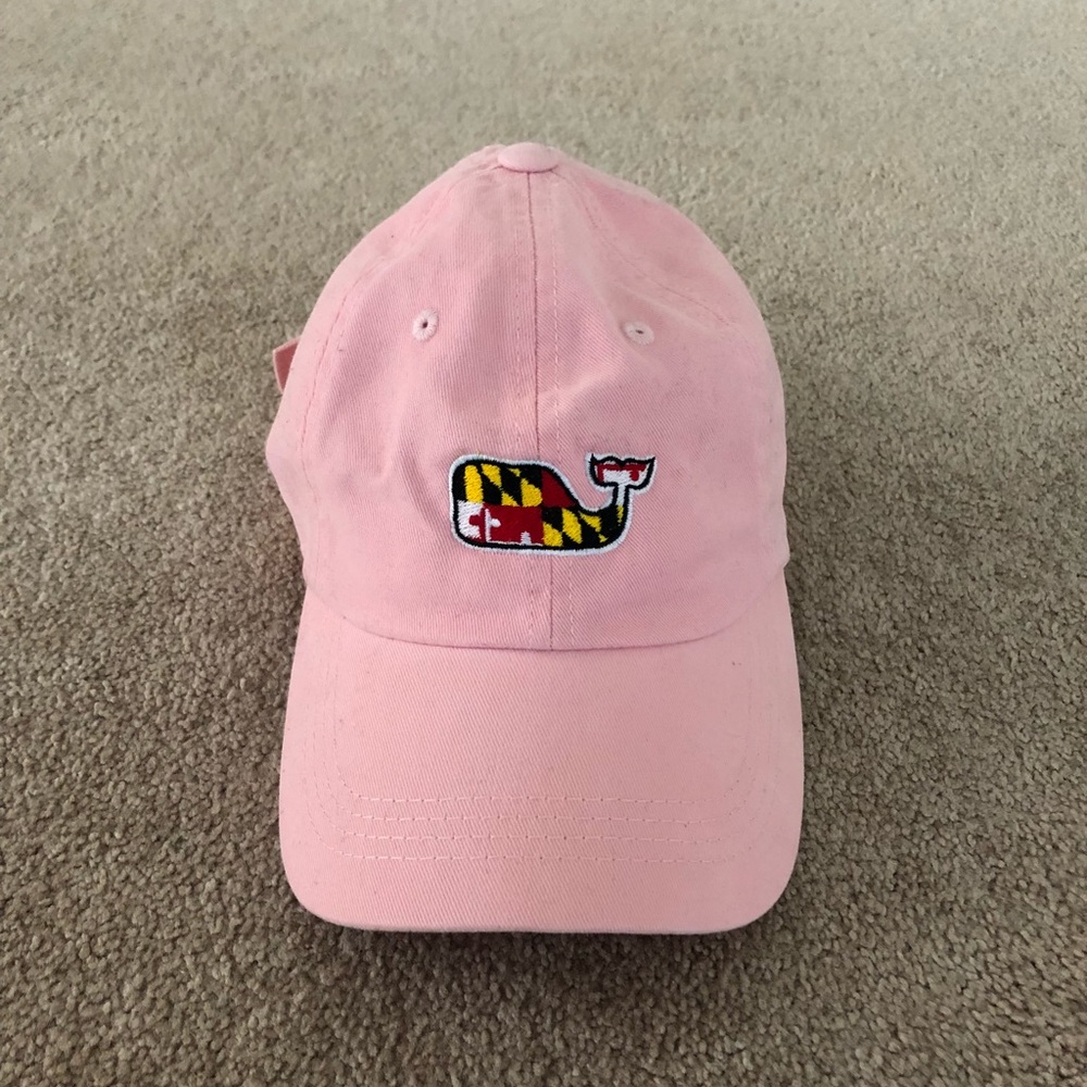 Maryland Flag Vineyard Vines Pink Whale Hat
